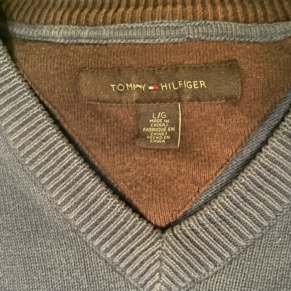 Tommy Hilfiger Blue oversized crewneck - Picture 2 of 3